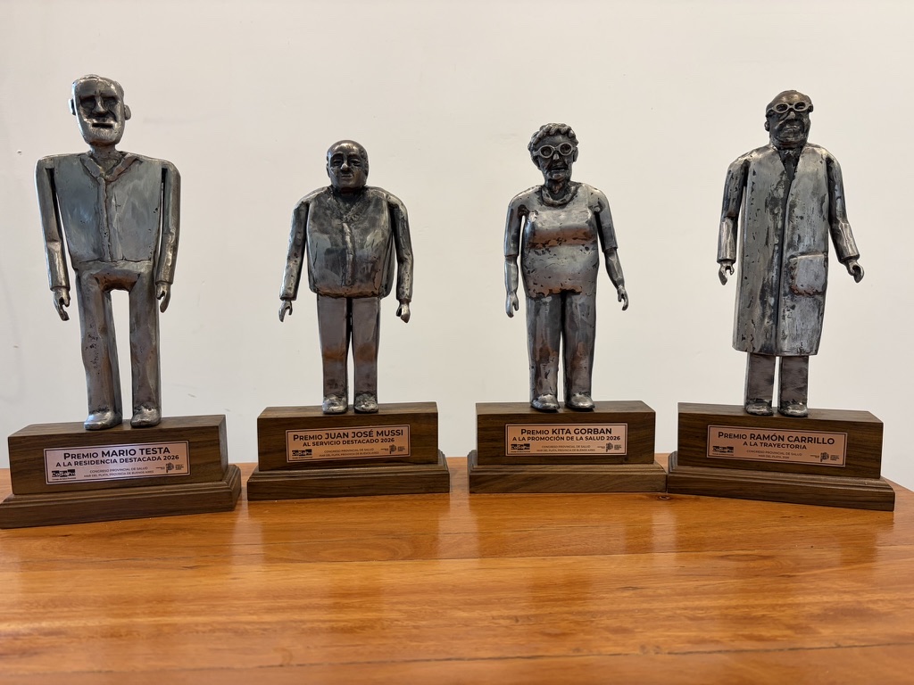 Estatuillas realizadas para el COSAPRO 2026
